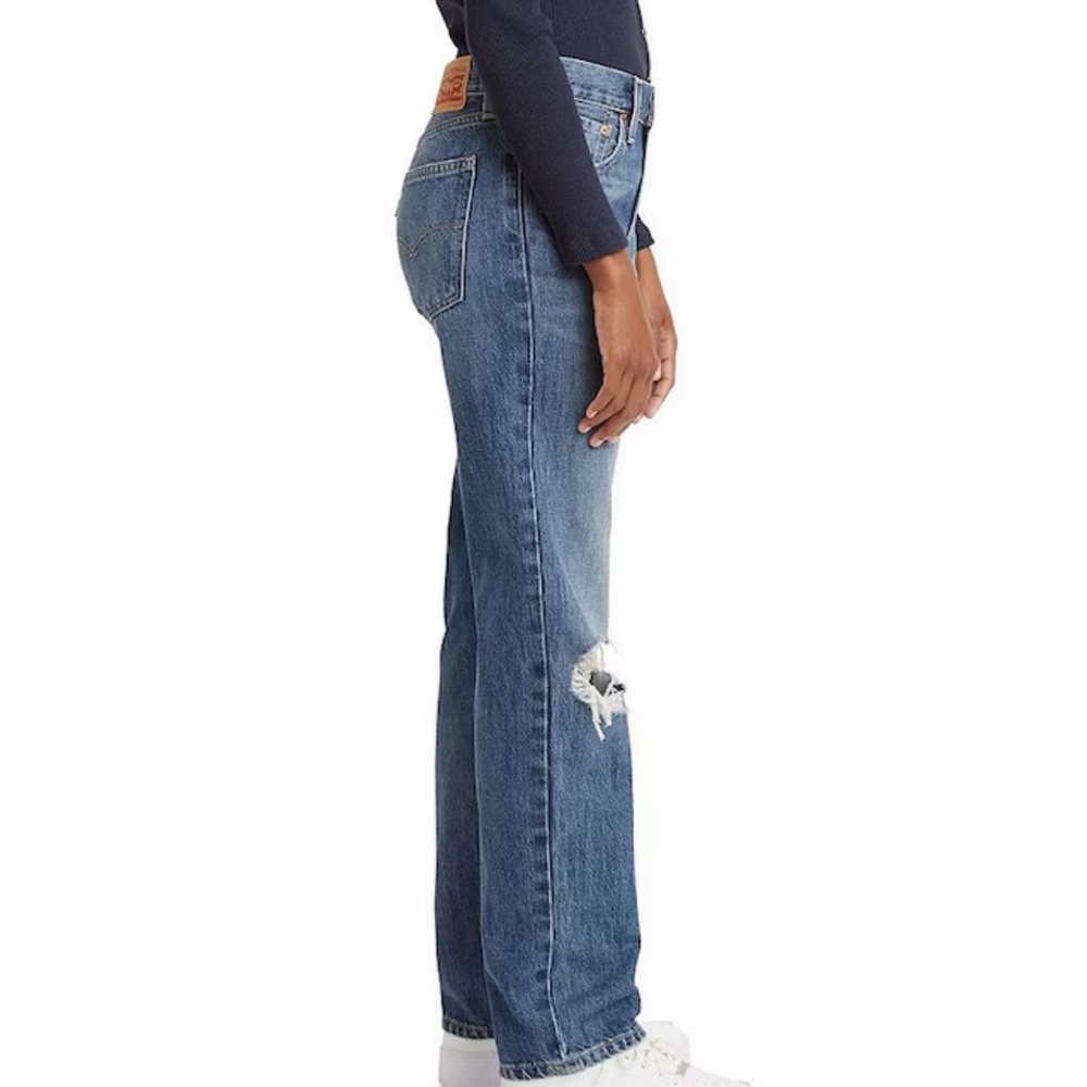 Levi’s 100% Cotton Low Pro Straight Leg Blue Jean Size 28